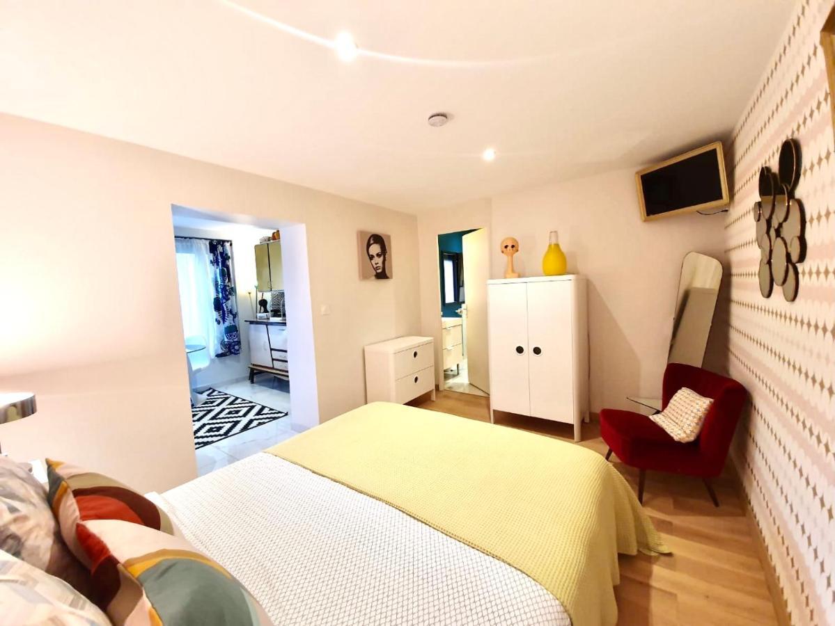 La Maison Pop Appartement Meuble Independant Avec Jardin Romans-sur-Isère Buitenkant foto