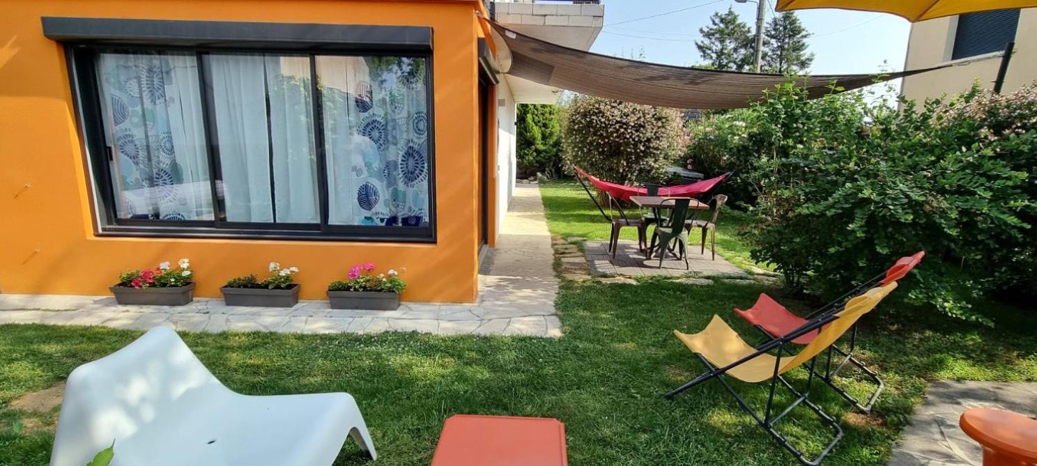 La Maison Pop Appartement Meuble Independant Avec Jardin Romans-sur-Isère Buitenkant foto